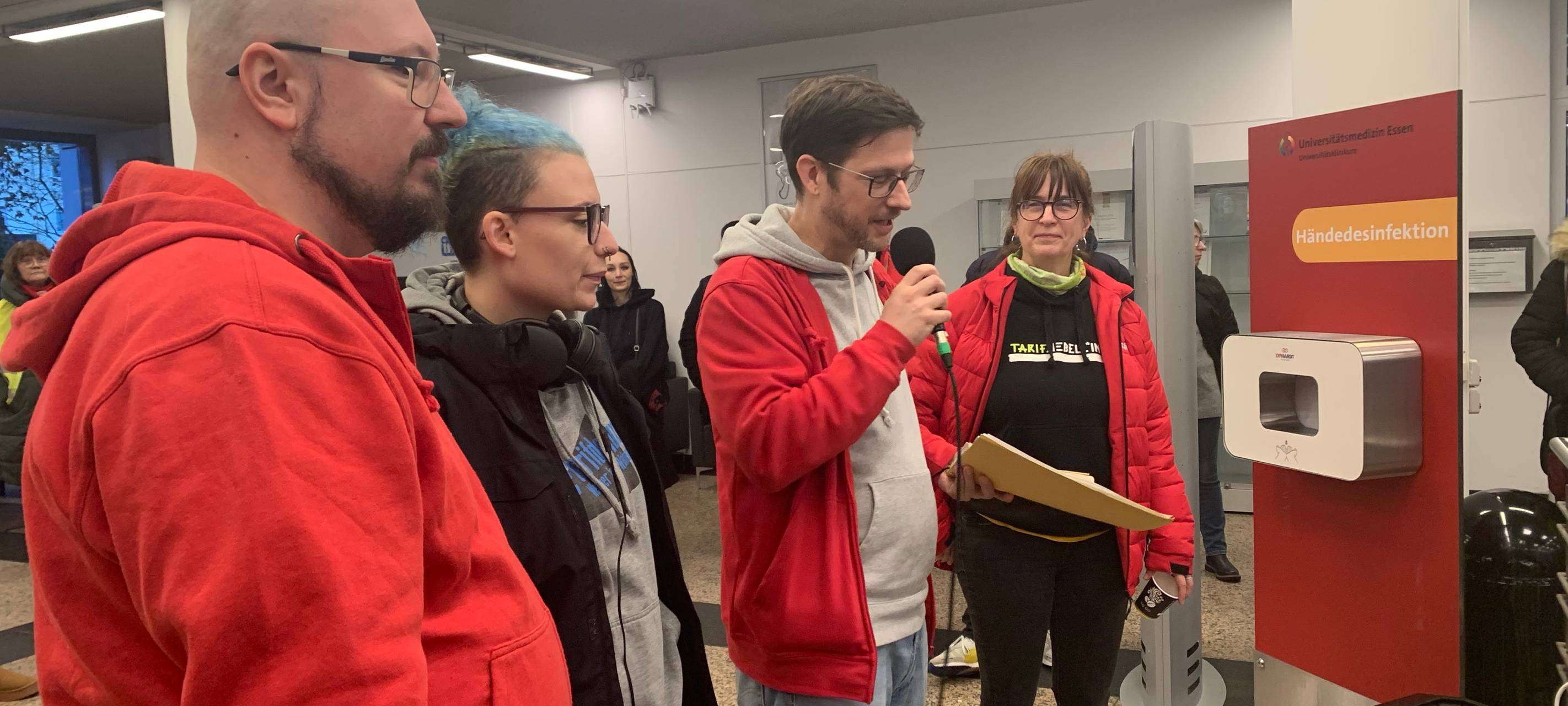 Streik in Essen trifft Uniklinik