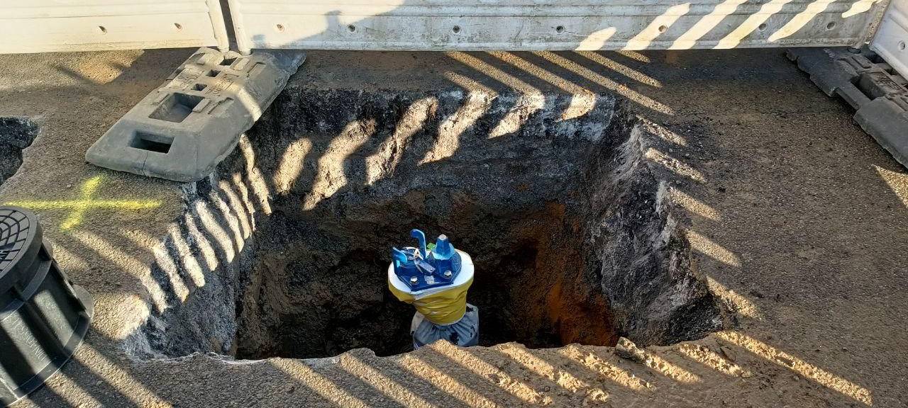 Wasserrohrbruch in Essen