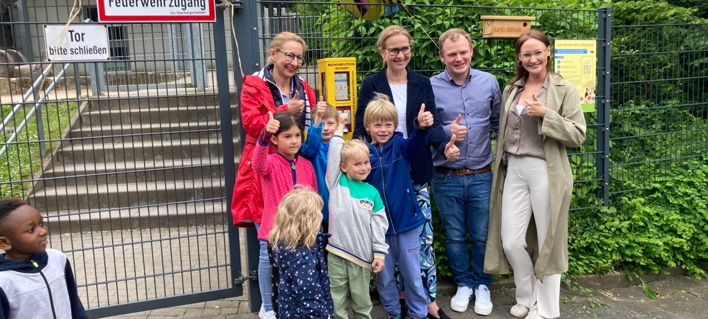 Aus Kaugummiautomat in Essen wird Futterspender: Bienen bekommen Hilfe