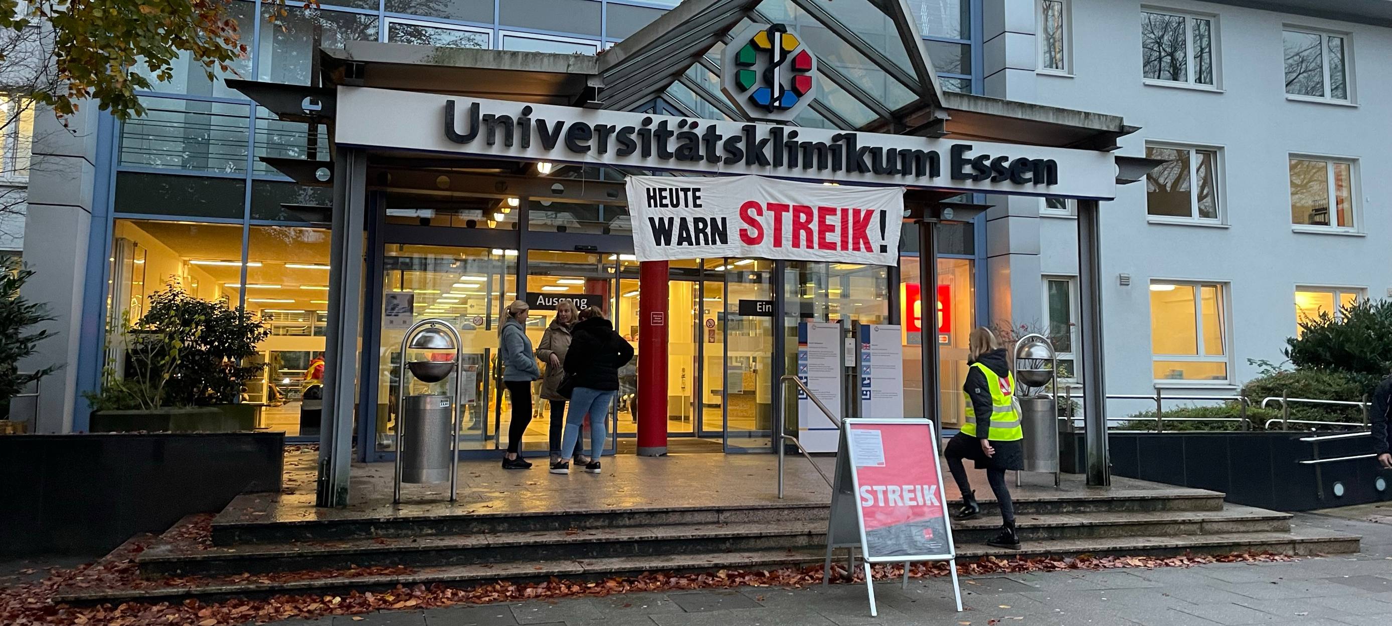 Streik in Essen trifft Uniklinik