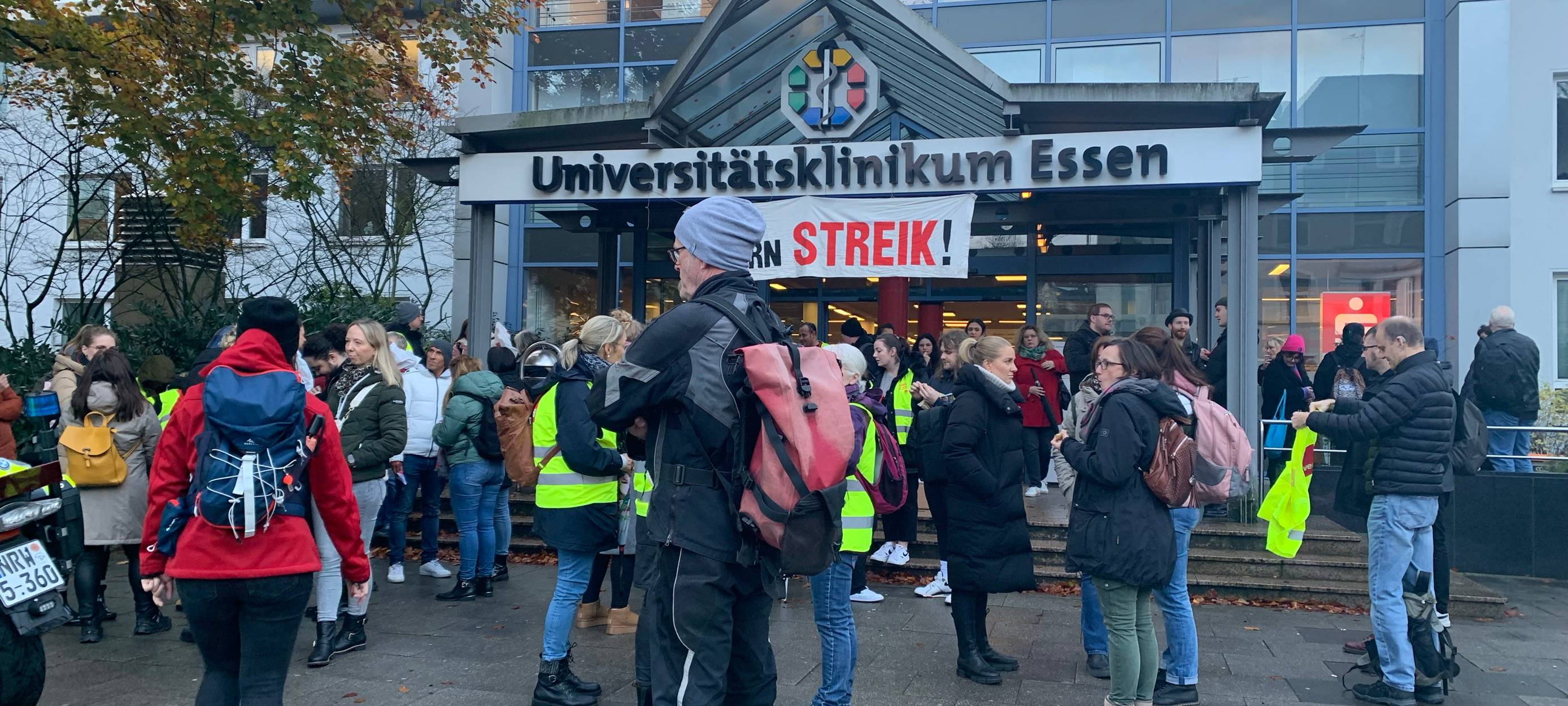 Streik in Essen trifft Uniklinik