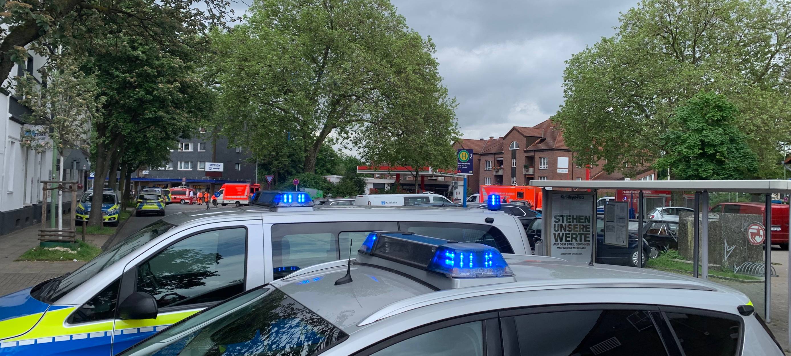 Polizei und Feuerwehr in Essen im Großeinsatz - Live-Ticker