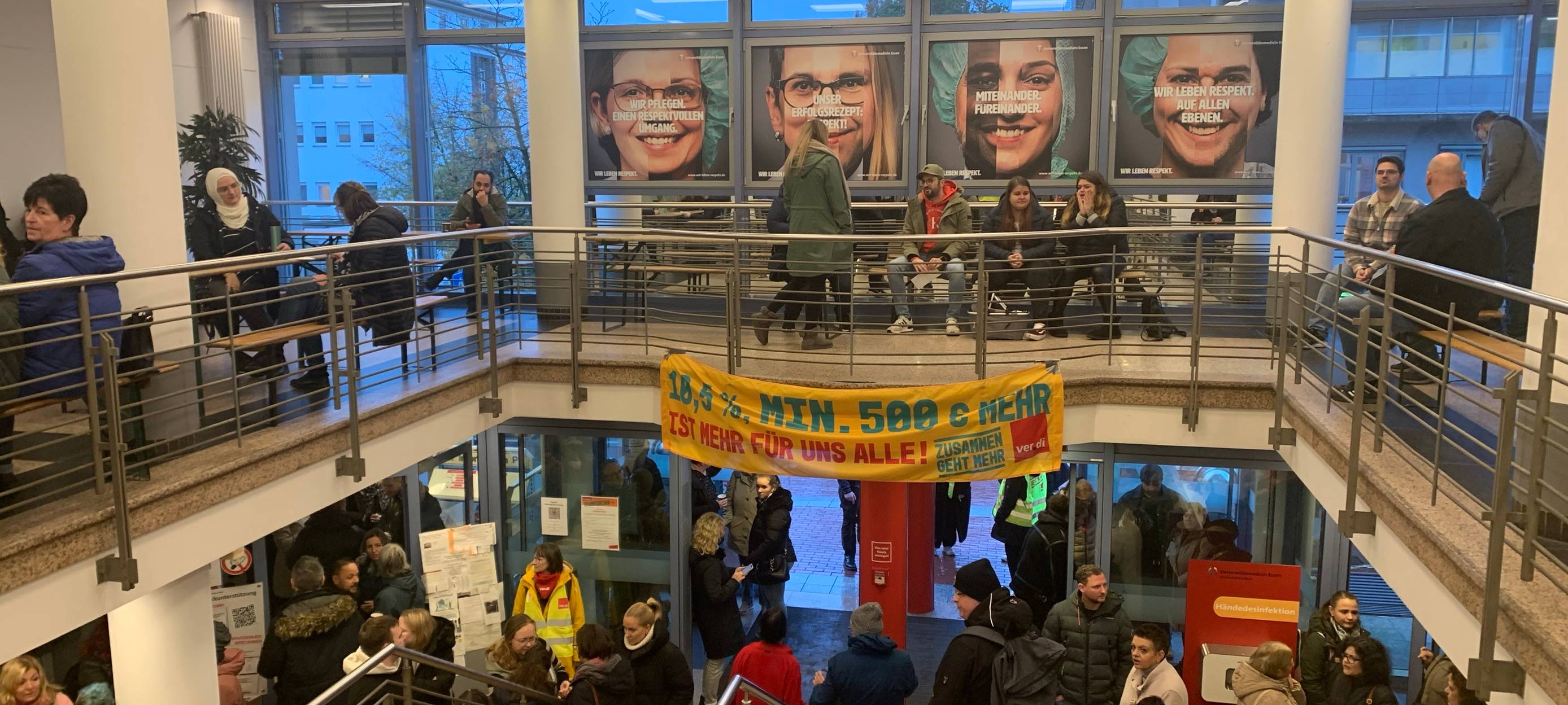 Streik in Essen trifft Uniklinik