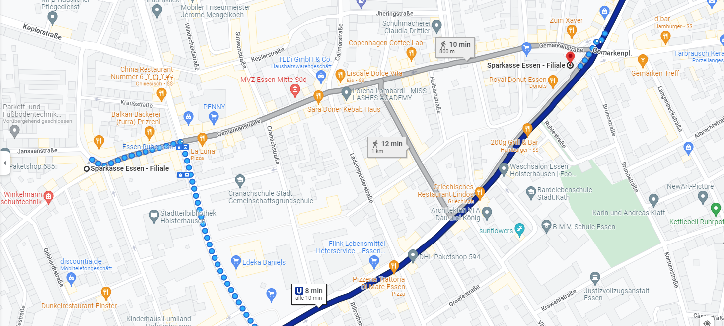 Sparkasse Essen legt weitere Filialen zusammen