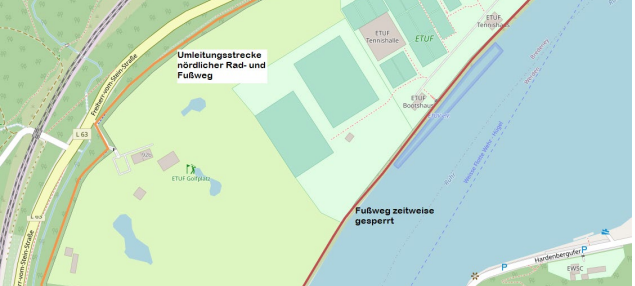 Baldeneysee in Essen: Sperrungen wegen Bauarbeiten