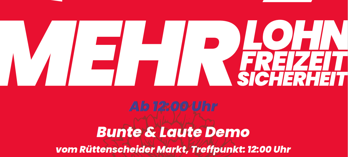 Essen am 1. Mai - Gewerkschaften planen große Demo