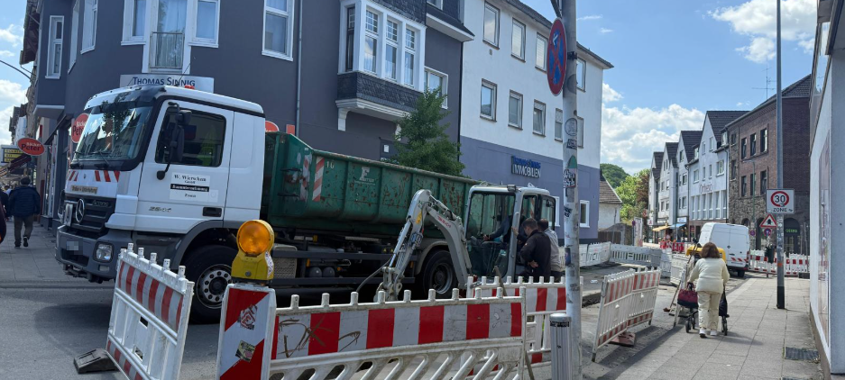 Großbaustelle in Essen - Straße wird jahrelang umgebaut