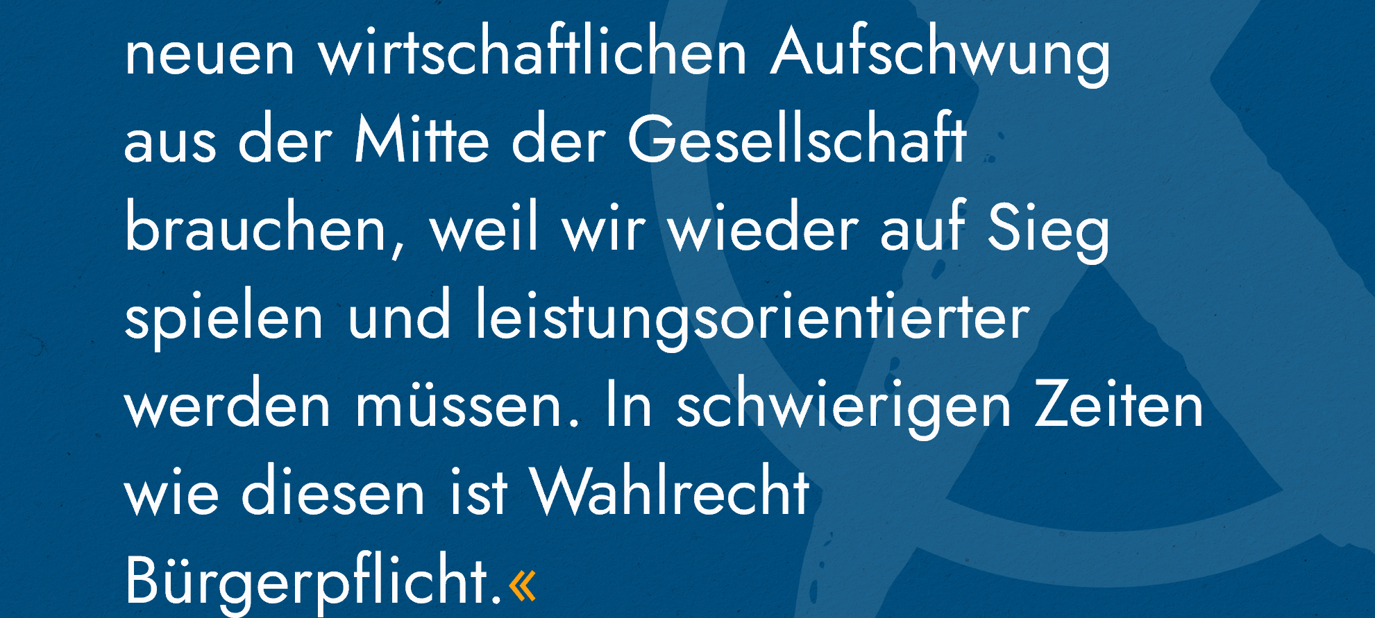 Ruhrgebiet-Unternehmen starten Kampagne zur Bundestagswahl