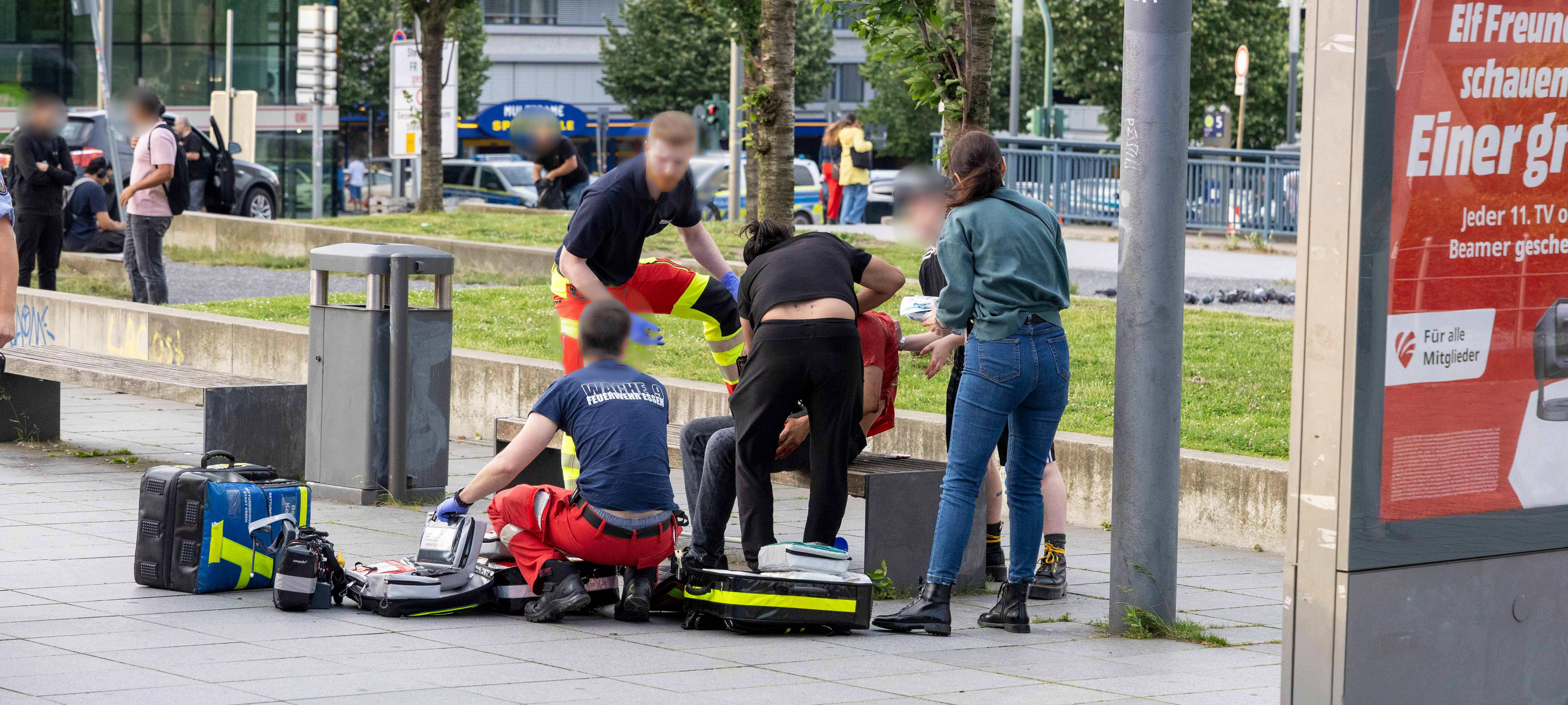 Stark blutender Mann in Essen - Mordkommission ermittelt