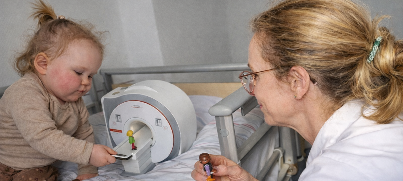 Besonderes Kinderspielzeug gegen Angst beim MRT in Essen