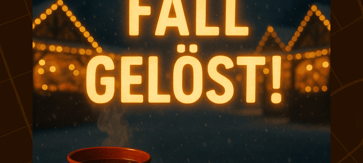 Weihnachtsmarkt Essen als fiktiver Tatort im "Glühwein-Krimi"