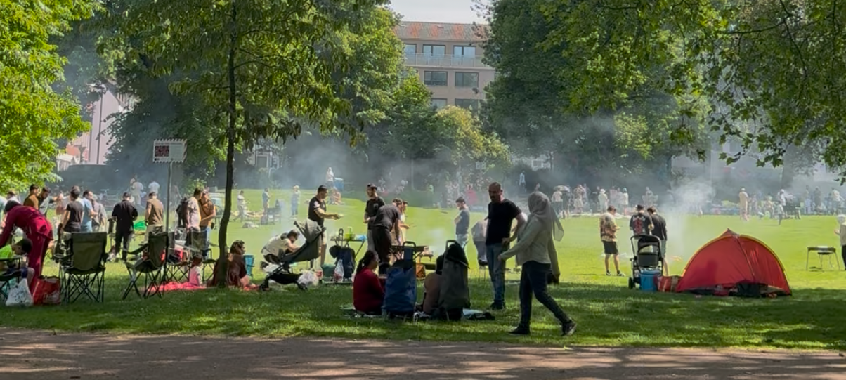 Grillzonen in Essen bekommen mehr Mülleimer