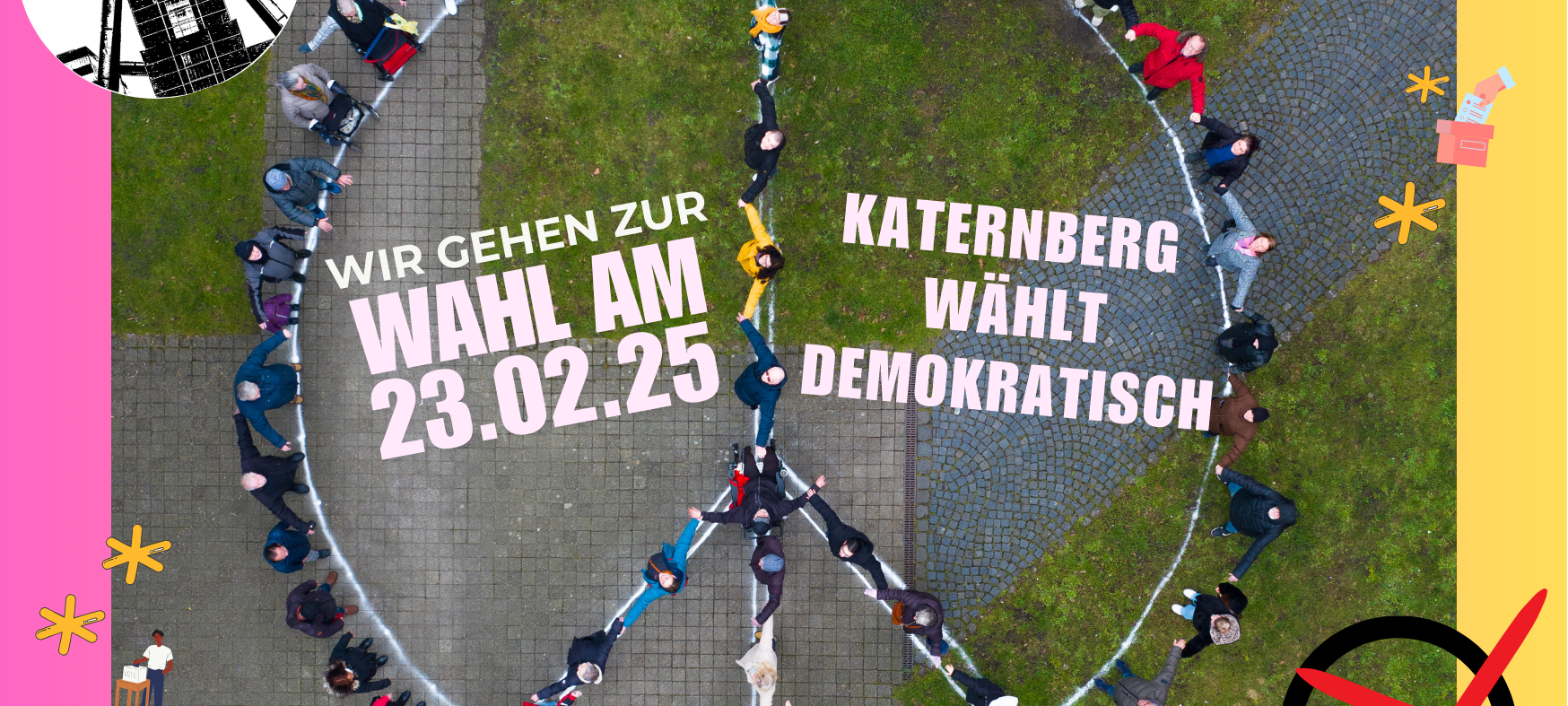 Bundestagswahl 2025 in Essen: Aktion für Demokratie