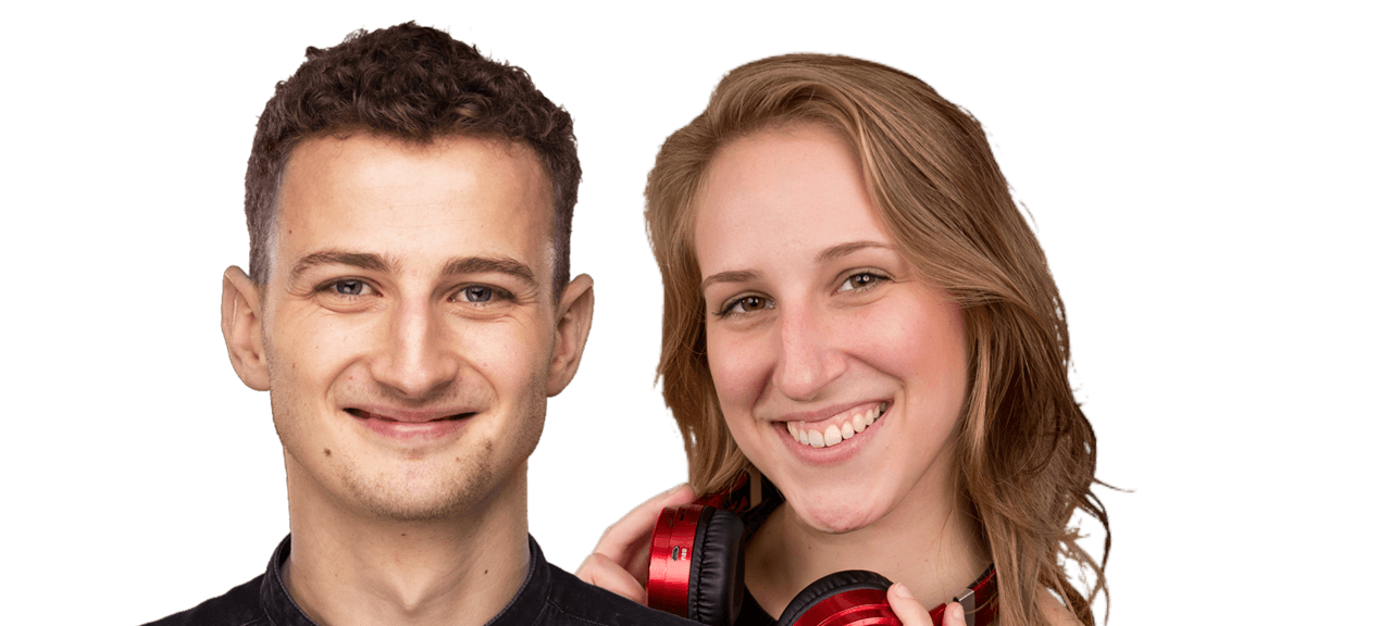 Joshua Windelschmidt & Larissa Schmitz von Radio Essen