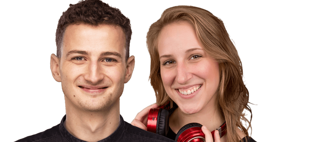 Joshua Windelschmidt & Larissa Schmitz von Radio Essen