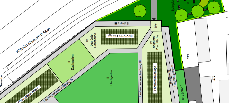 Neubau in Essen geplant - Wohnungen und ein großer Supermarkt