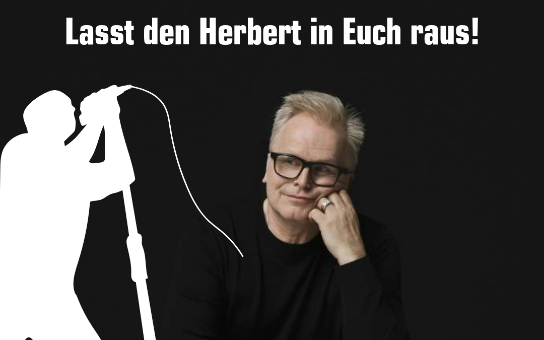 Imitiert Herbert Grönemeyer und gewinnt Konzertkarten bei Radio Essen.