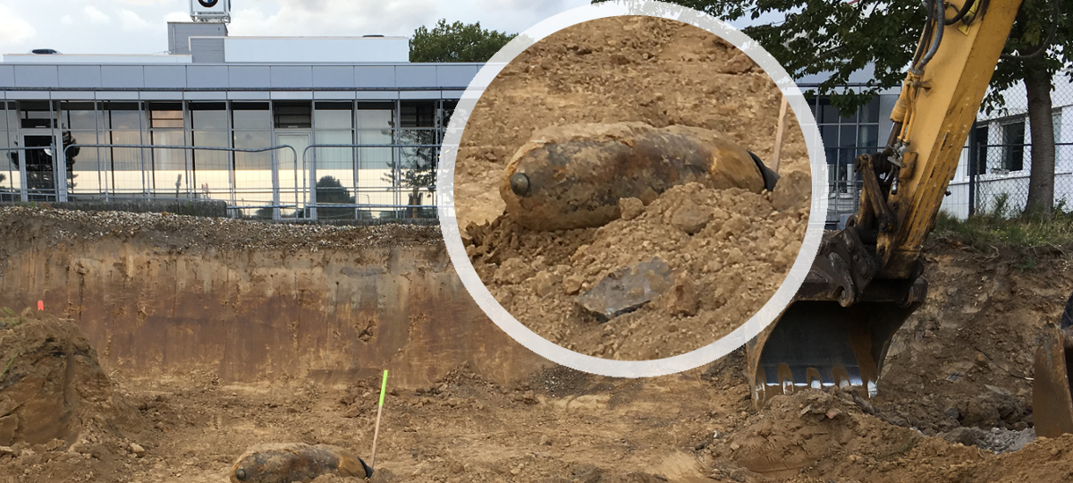 Die Bombe auf einer Baustelle an der Sigsfeldstraße im Nordviertel von Essen wurde erfolgreich entschärft.