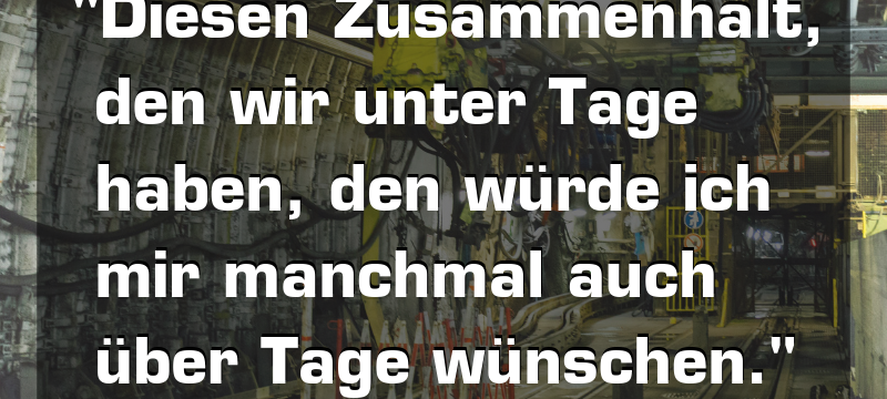 Zitat für den Bergbau im Ruhrgebiet