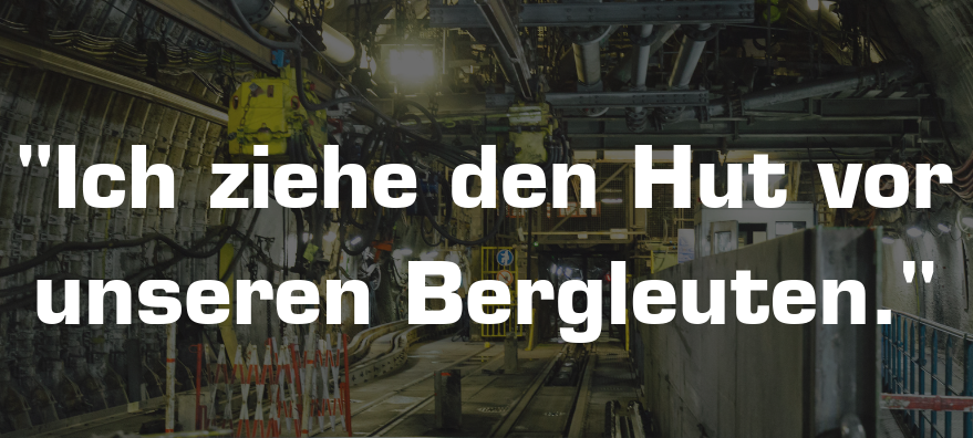 Zitat für den Bergbau im Ruhrgebiet