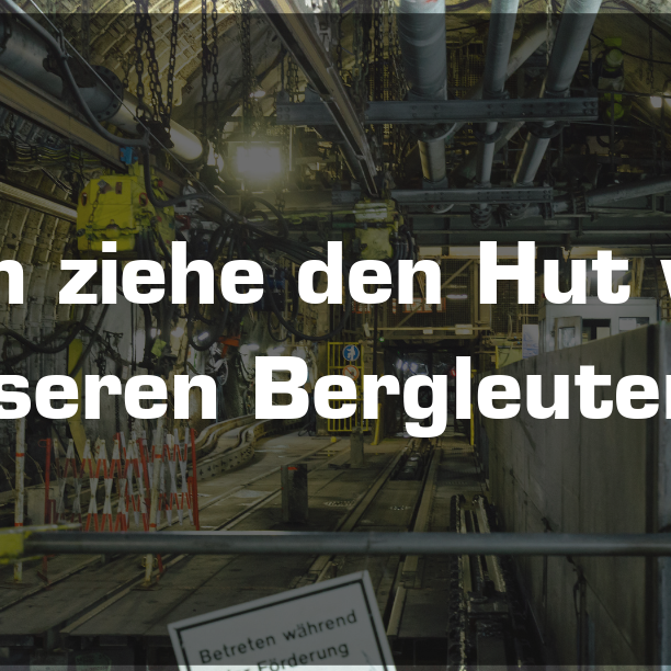 Zitat für den Bergbau im Ruhrgebiet