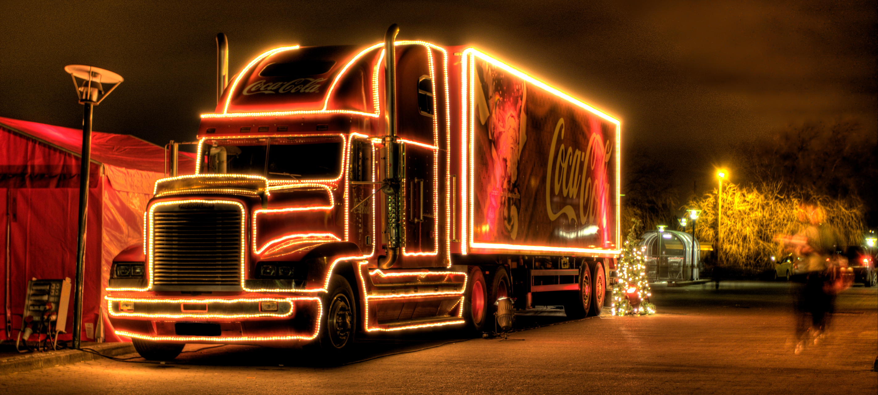 Der Coca-Cola Weihnachtstruck kommt nach Essen