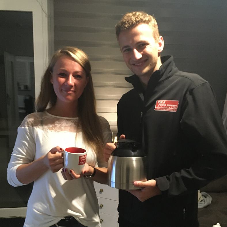 Der Radio Essen Weckruf - heute vor Eurer Haustür