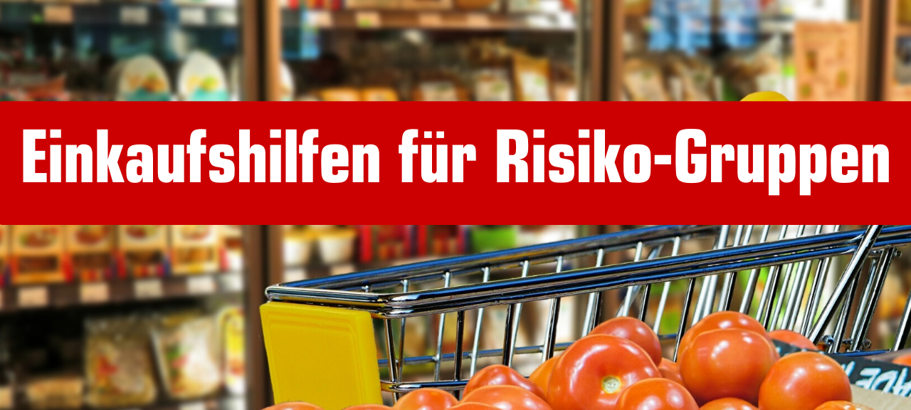 Einkaufshilfen für Corona-Risikogruppen in Essen