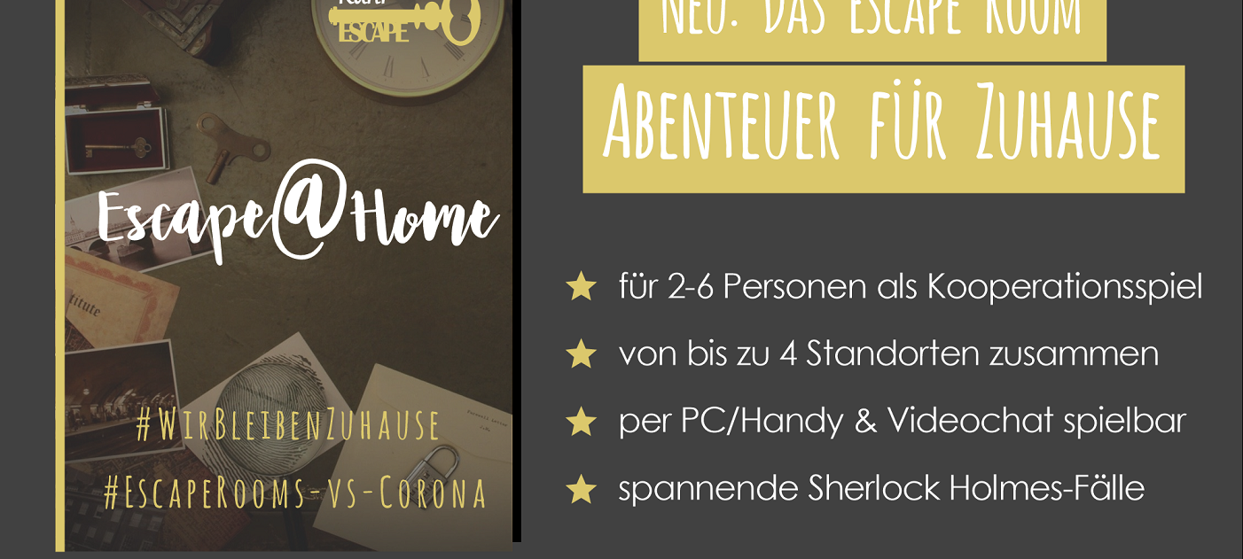 Corona-Langeweile in Essen: Online Escape Room für Zuhause