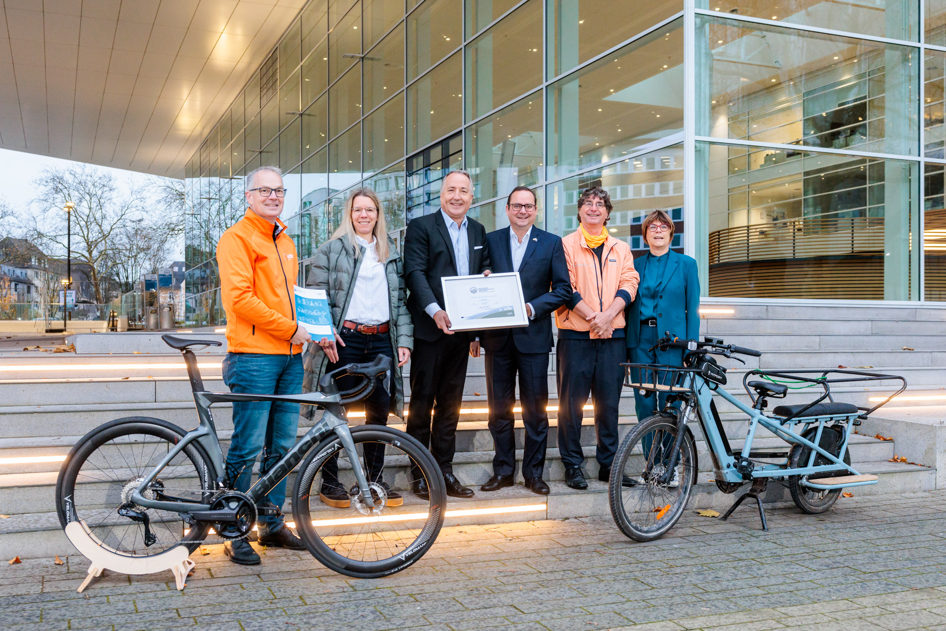 Messe Essen als fahrradfreundlicher Arbeitgeber rezertifiziert